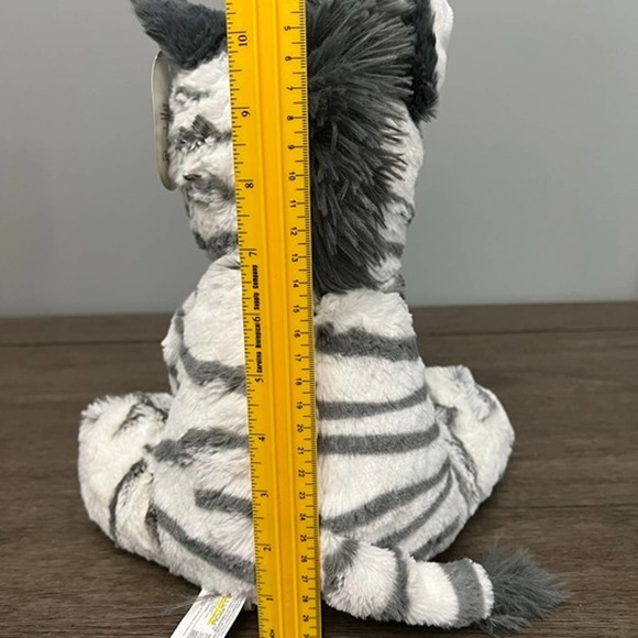 Kelly Baby Safari Zebra Rattle Lovey Plush - Picture 5 of 5